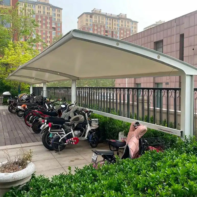 灌南县膜结构电动车棚